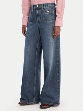 Tommy Hilfiger Tommy Hilfiger Džínsy WW0WW49387 Modrá Wide Leg