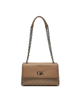 Calvin Klein Torbica Re-Lock Conv Shoulder Bag_Jqc K60K612641 Bež