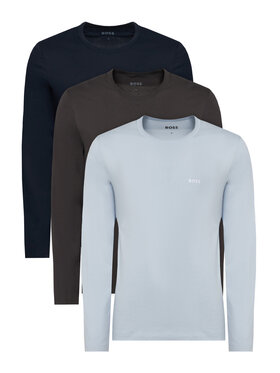BOSS BOSS Súprava tričiek s dlhým rukávom 50492321 Tmavomodrá Regular Fit
