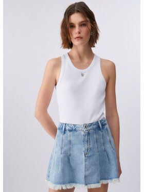 Liu Jo Liu Jo Top WA6488J482211110 Biały Regular Fit