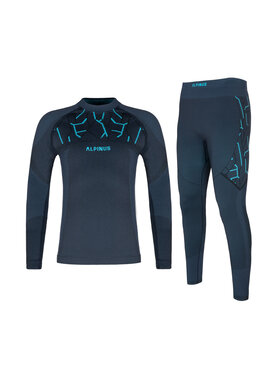 Alpinus Alpinus Komplet bielizny termoaktywnej Gausdal Granatowy