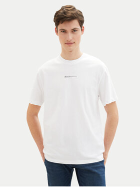 Tom Tailor Denim Tom Tailor Denim Tricou 1040880 Alb Relaxed Fit