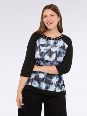 Fiorella Rubino Fiorella Rubino T-shirt G080L008676N0Z3 Nero Regular Fit