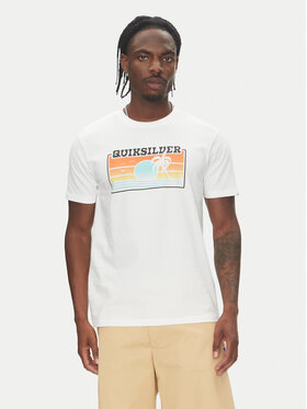 Quiksilver Quiksilver Póló EQYZT08065 Fehér Regular Fit