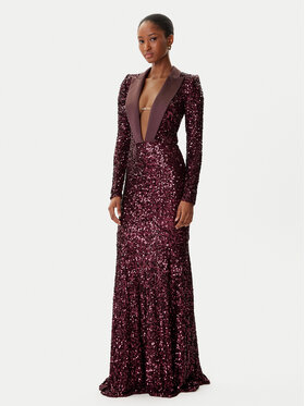 Elisabetta Franchi Elisabetta Franchi Abendkleid AB-R13-56E2-V860' Dunkelrot Regular Fit