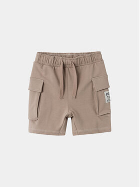 NAME IT NAME IT Шорти от плат Dylan 13228567 Бежов Regular Fit