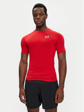 Under Armour Under Armour Koszulka techniczna Under Armour Heatgear Armour Short Sleeve Czerwony Slim Fit