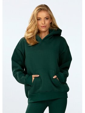 DKaren Sport DKaren Sport Bluza Oseye Zielony Classic Fit