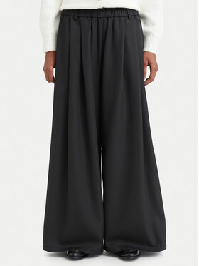 Nautica Nautica Medžiaginės kelnės 62SPDD1403 Juoda Wide Leg