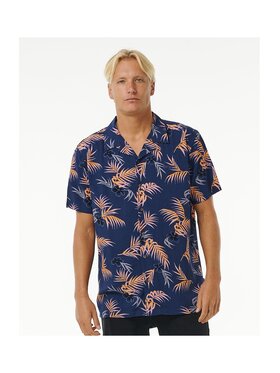 Rip Curl Rip Curl Koszula Surf Revival Floral S/S Shirt Granatowy Regular Fit