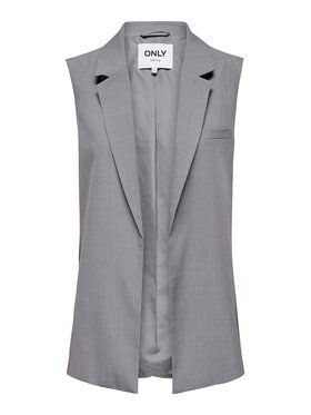 ONLY ONLY Prsluk Marine 15338353 Siva Straight Fit