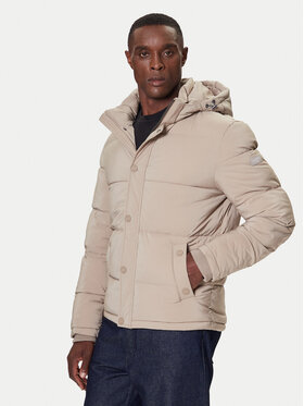 Guess Guess Zimní bunda M4BL21 WGJ42 Béžová Regular Fit
