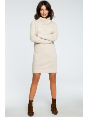 BeWear BeWear Sweter bk010 Beżowy Custom Fit