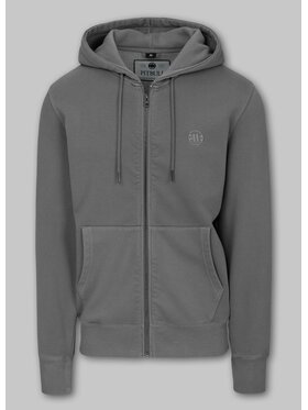 PITBULL PITBULL Bluza Bluza męska rozpinana z kapturem Washed Lancaster II L Szary Regular Fit