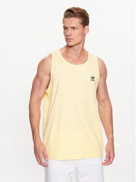 adidas adidas Débardeur Trefoil Essentials Tank Top IA4799 Jaune Regular Fit