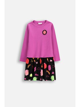 Coccodrillo Coccodrillo Sukienka WC5129103RGK-016 Fioletowy Regular Fit