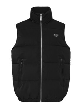 PHILIPP PLEIN PHILIPP PLEIN Kamizelka 23015 Czarny Regular Fit