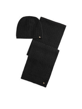 LAUREN RALPH LAUREN LAUREN RALPH LAUREN Set Fular și Căciulă 454P04471001 Negru