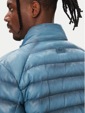 Milestone Milestone Кожено яке MSHarvey 631068 60905 Син Regular Fit