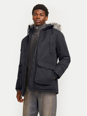 Jack&Jones Jack&Jones Parka Construct 12258406 Czarny Regular Fit