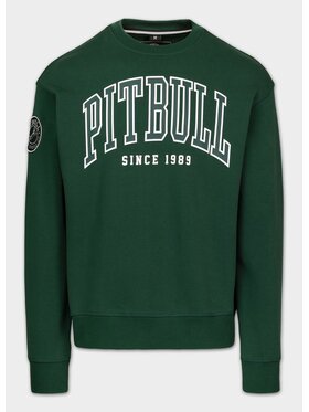 PITBULL PITBULL Bluza BADGER Zielony Regular Fit