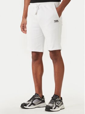 KARL LAGERFELD KARL LAGERFELD Pantaloncini sportivi 705783 562917 Bianco Regular Fit