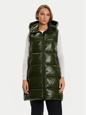 Save The Duck Save The Duck Αμάνικο Μπουφάν D80302W-LUCK19 Πράσινο Loose Fit