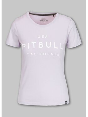 PITBULL PITBULL T-Shirt Koszulka damska USA CAL M Fioletowy Regular Fit