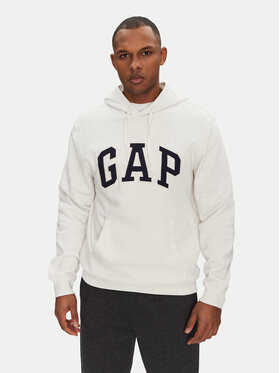 Gap Gap Bluza 674148-02 Écru Relaxed Fit