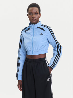 adidas adidas Felpa Teamgeist adicolor JZ8277 Celeste Slim Fit