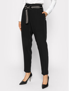 Sportmax Code Sportmax Code Hlače Blanc 71310402 Crna Regular Fit