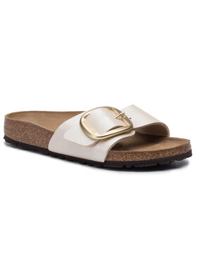 Birkenstock Birkenstock Nazouváky Madrid Big Buckle 1015279 Béžová
