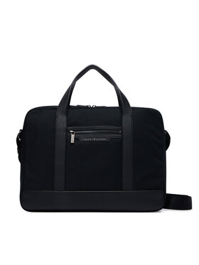 Tommy Hilfiger Tommy Hilfiger Torba za laptop Th Nylon Computer Bag AM0AM14855 Crna