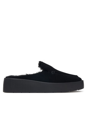 Calvin Klein Calvin Klein Natikači Flatform Mule Suede WL HW0HW03182 Črna