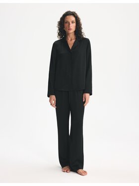 Esotiq Esotiq Piżama 46013 Czarny Relaxed Fit
