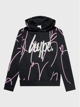HYPE HYPE Majica dugih rukava VLR-565 Crna Regular Fit