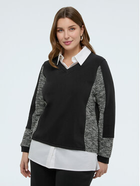 Fiorella Rubino Fiorella Rubino Bluza G830L008896N0Z3 Czarny A-Line Fit