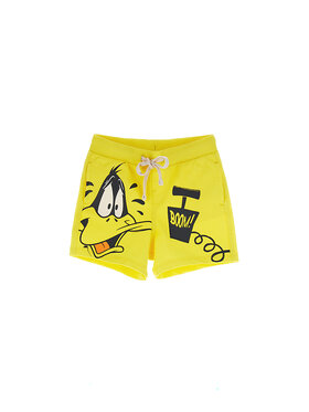 Original Marines Original Marines Športové kraťasy LOONEY TUNES DDPV0353NM Žltá Regular Fit