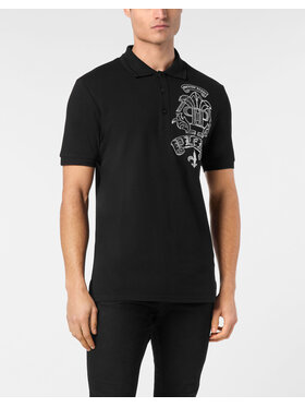 PHILIPP PLEIN PHILIPP PLEIN Polo 24857 Nero Slim Fit