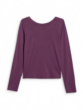 4F 4F Longsleeve AFTERLIGHT Fioletowy Regular Fit