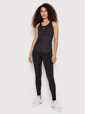 Nike Športna Majica Dri-FIT One DD0623 Črna Slim Fit