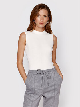 BOSS Boss Топ Feskies 50473237 Білий Slim Fit