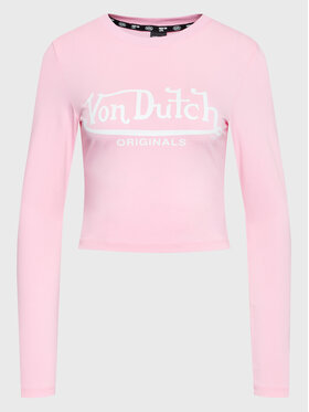 Von Dutch Von Dutch Bluzka Blair 6 224 012 Różowy Slim Fit