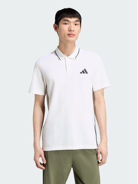 adidas adidas Polo 168390 Biały Regular Fit