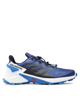 Salomon Salomon Běžecké boty Supercross 4 L47315700 Modrá