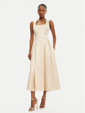 Rinascimento Rinascimento Rochie cocktail CFC0122458003 Bej Regular Fit