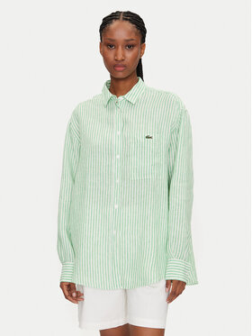 Lacoste Lacoste Košile CF0054 Zelená Oversize
