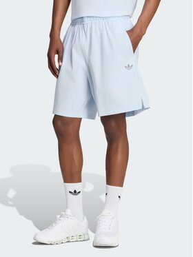 adidas adidas Szorty materiałowe 163192 Niebieski jasny Regular Fit