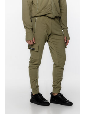 Pilawski Pilawski Spodnie dresowe SPODNIE DRESOWE KHAKI BOJÓWKI MĘSKIE Khaki Regular Fit