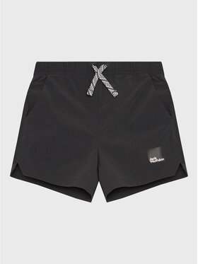 Jack Wolfskin Jack Wolfskin Stoffshorts Teen 1609871 Schwarz Regular Fit